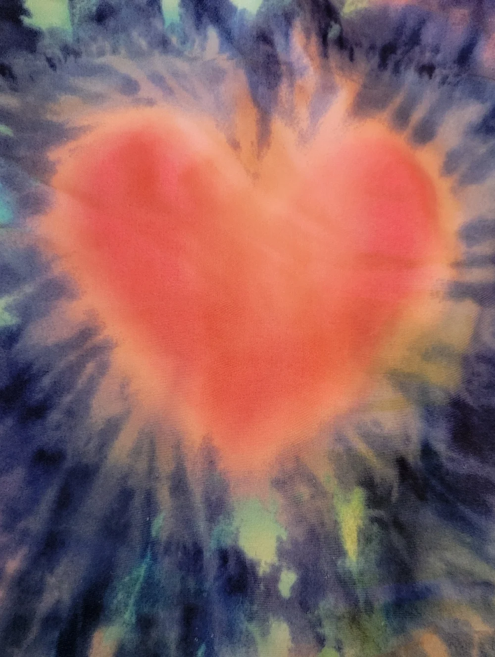 More Than Magic Swimsuit One Piece‎ Tie Dye Heart Crossed Straps Girls L (10/12)